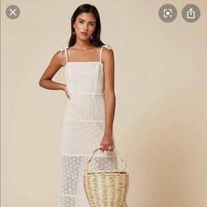 NWT - The Reformation Danielle Dress - Crema